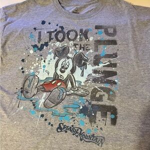 Disney Parks Original Splash Mountain Short Sleeve Tee with Energetic Graphic